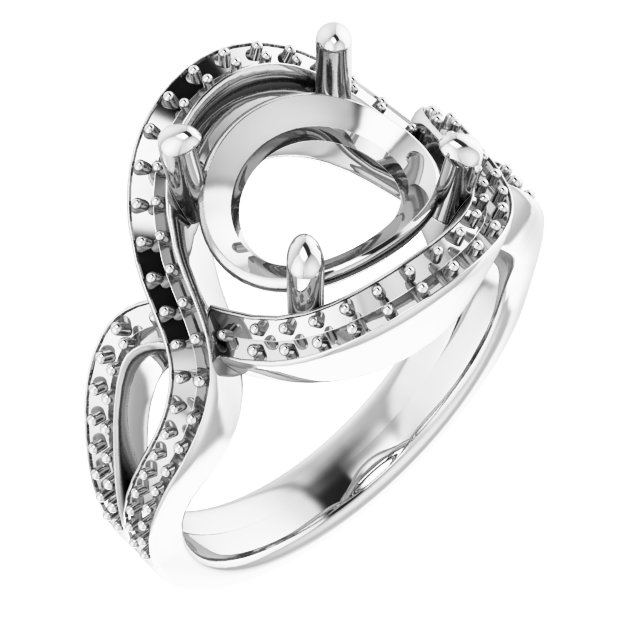 Criss-Cross Halo-Style Ring