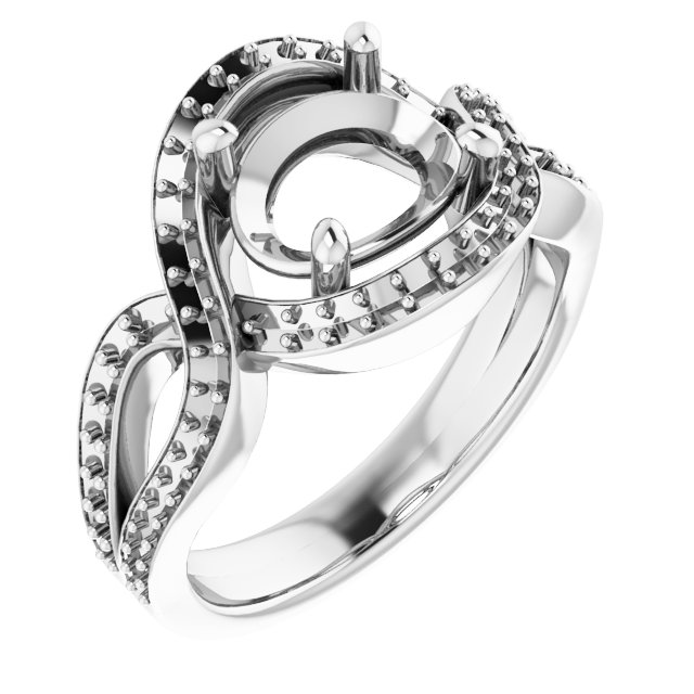 Criss-Cross Halo-Style Ring