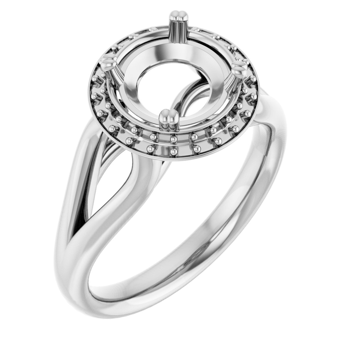 Halo-Style Engagement Ring