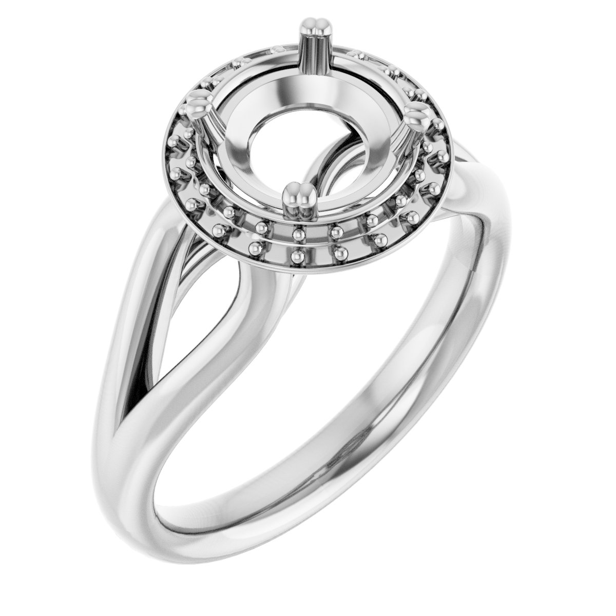 Halo-Style Engagement Ring