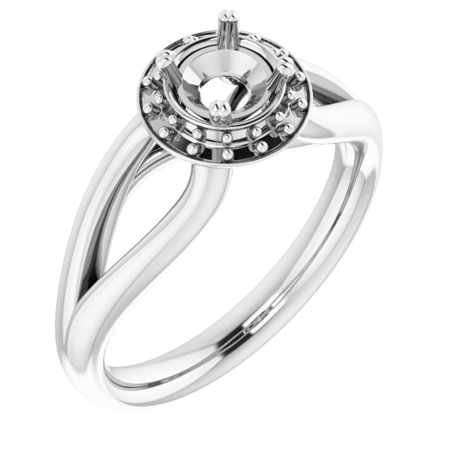Halo-Style Engagement Ring