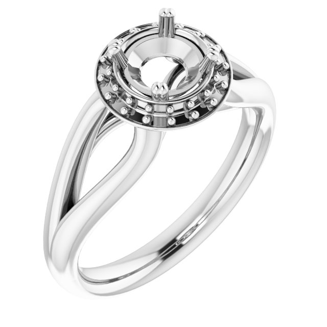 Halo-Style Engagement Ring