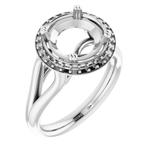 Halo-Style Engagement Ring