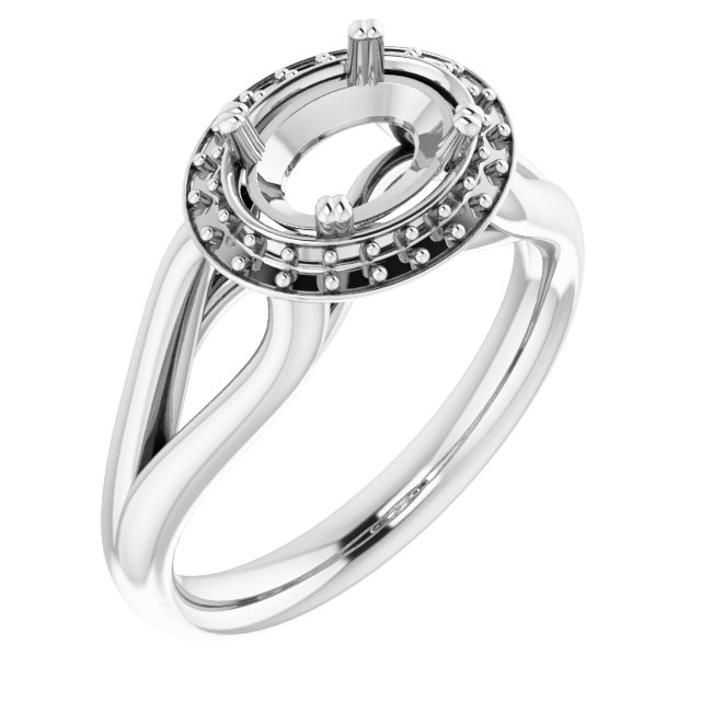 Halo-Style Engagement Ring