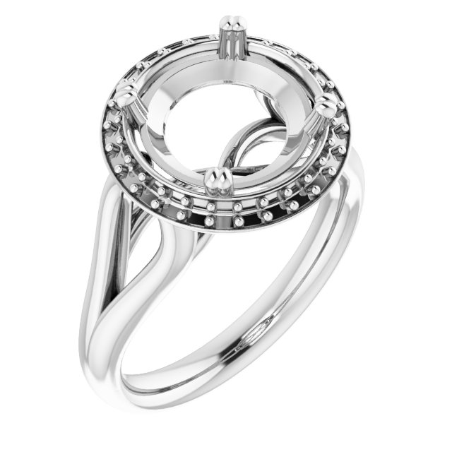 Halo-Style Engagement Ring