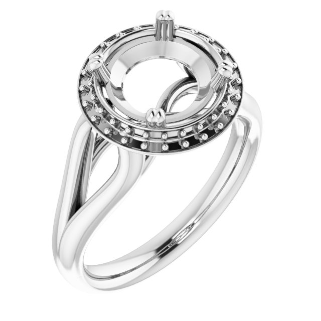 Halo-Style Engagement Ring