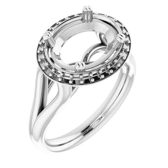 Halo-Style Engagement Ring