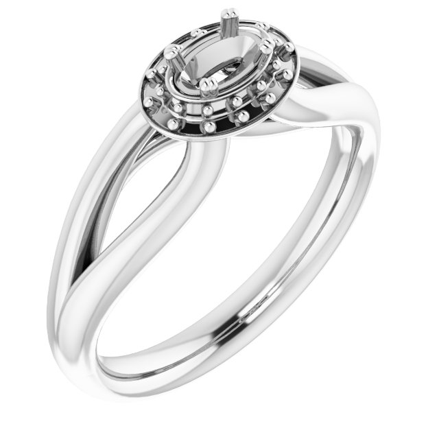 Halo-Style Engagement Ring