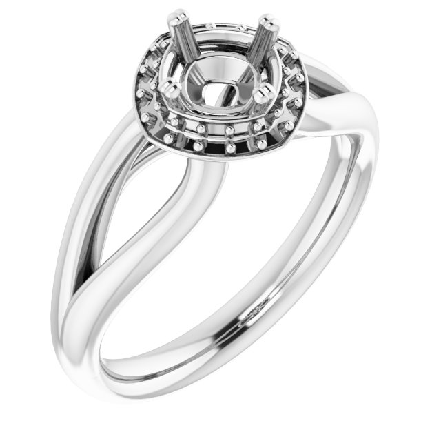 Halo-Style Engagement Ring