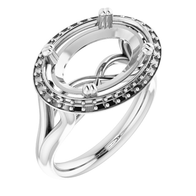 Halo-Style Engagement Ring