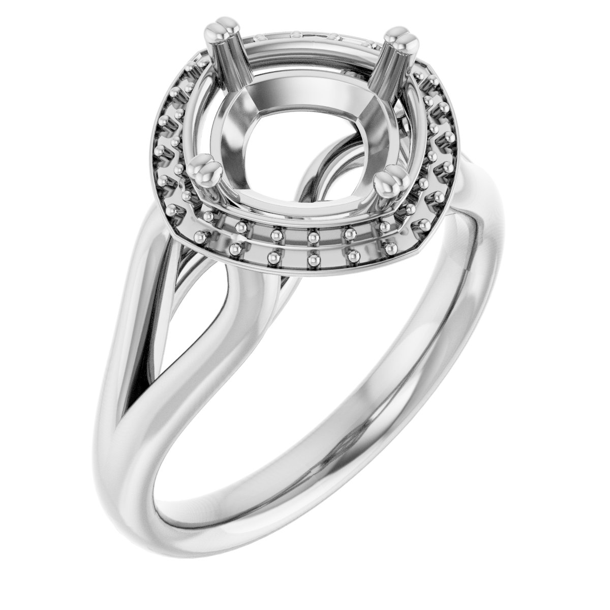 Halo-Style Engagement Ring