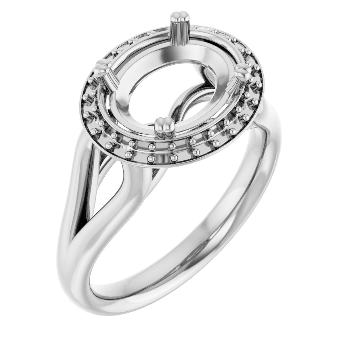 Halo-Style Engagement Ring