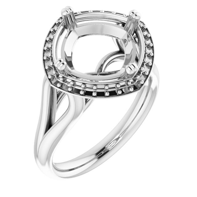 Halo-Style Engagement Ring