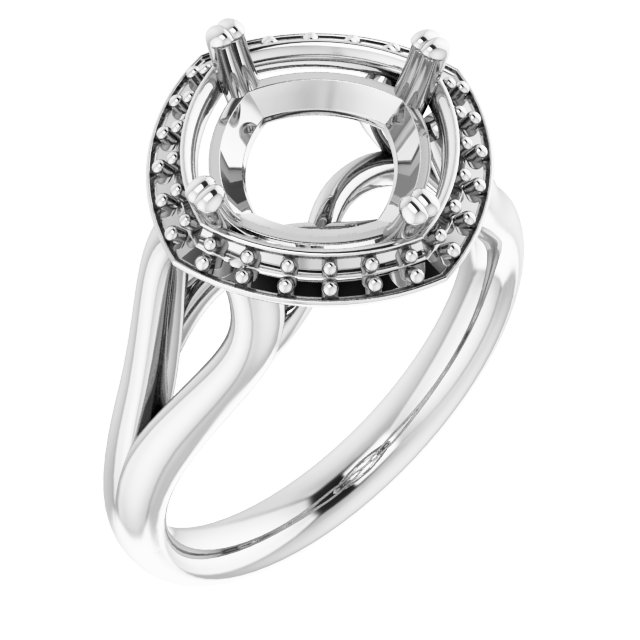 Halo-Style Engagement Ring
