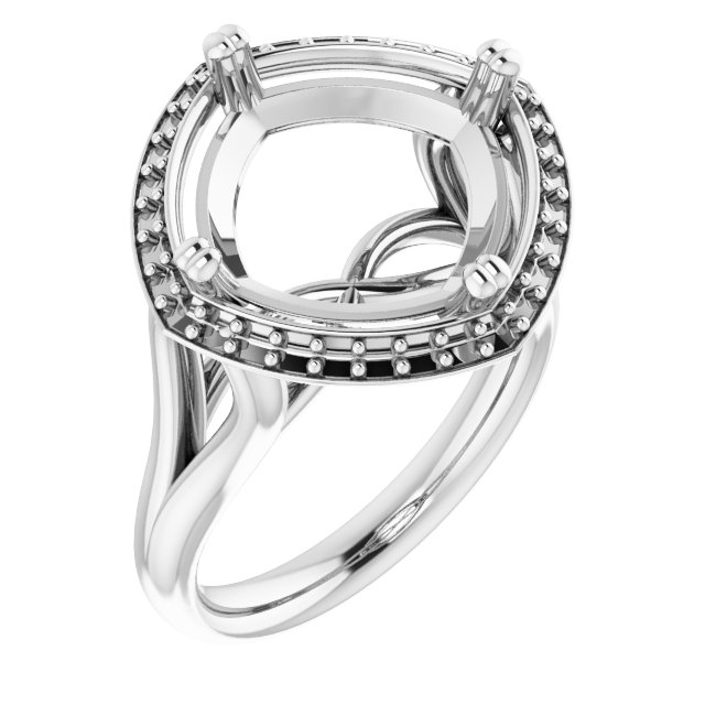 Halo-Style Engagement Ring