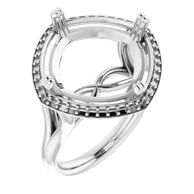 Halo-Style Engagement Ring