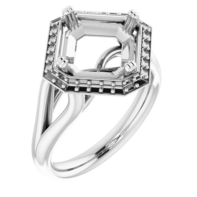 Halo-Style Engagement Ring