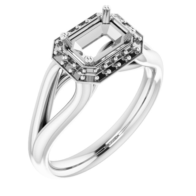 Halo-Style Engagement Ring