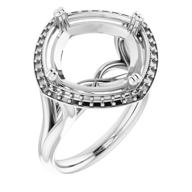 Halo-Style Engagement Ring