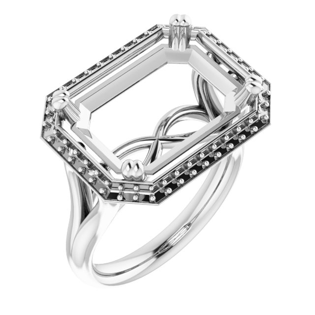 Halo-Style Engagement Ring
