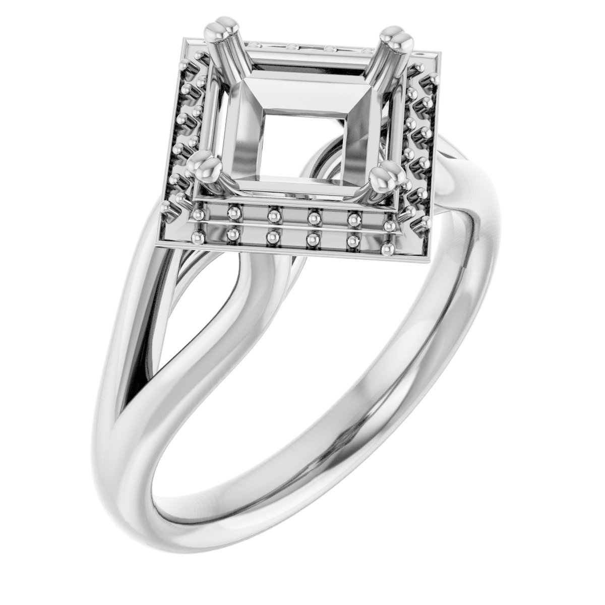 Halo-Style Engagement Ring