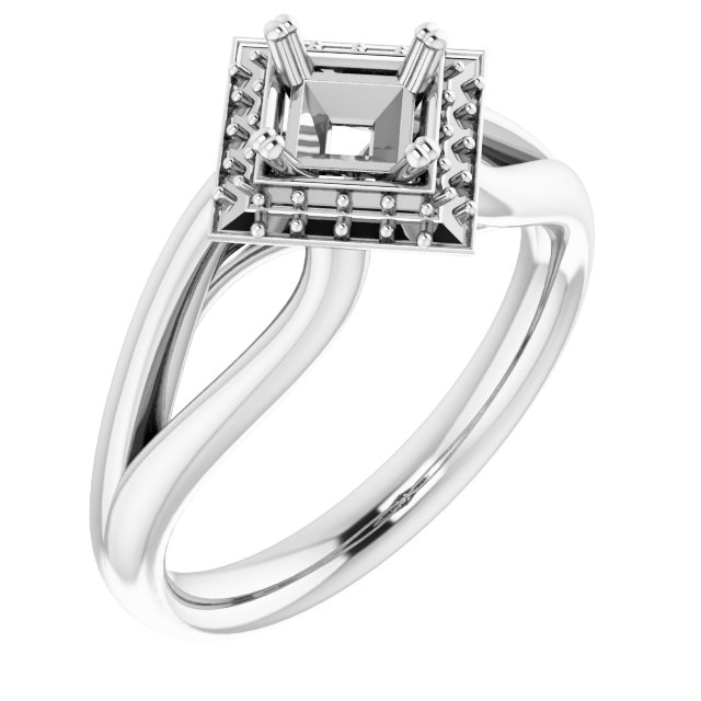 Halo-Style Engagement Ring