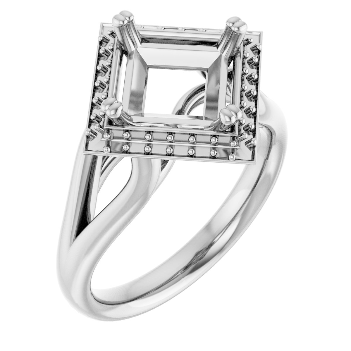 Halo-Style Engagement Ring