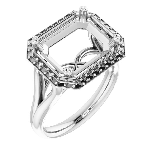 Halo-Style Engagement Ring