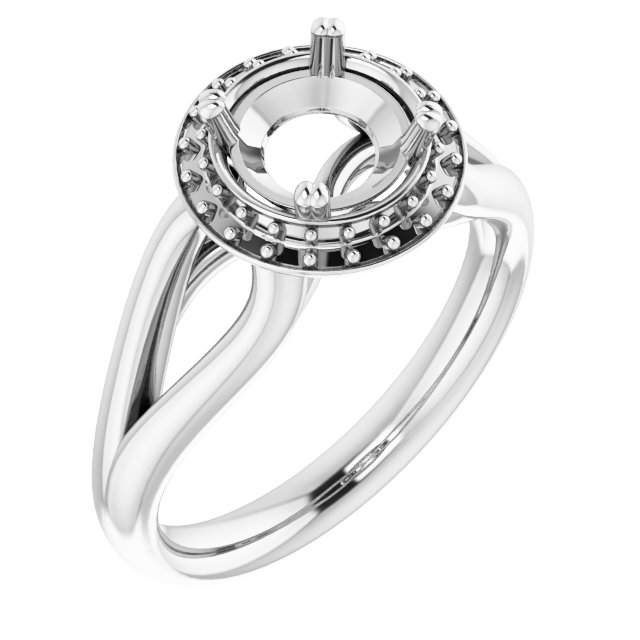 Halo-Style Engagement Ring