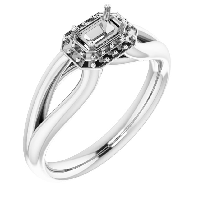 Halo-Style Engagement Ring