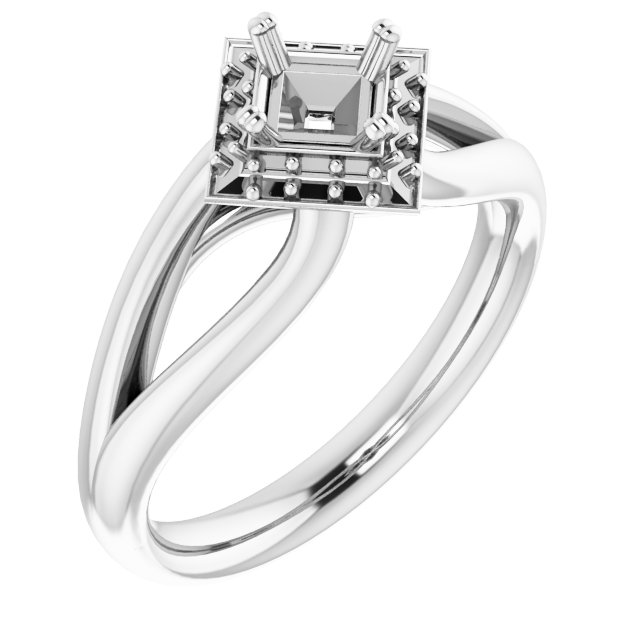 Halo-Style Engagement Ring
