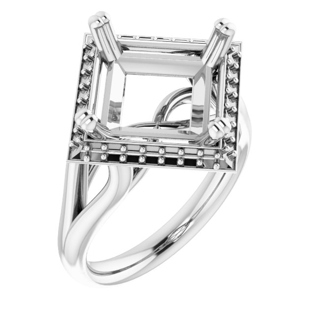Halo-Style Engagement Ring