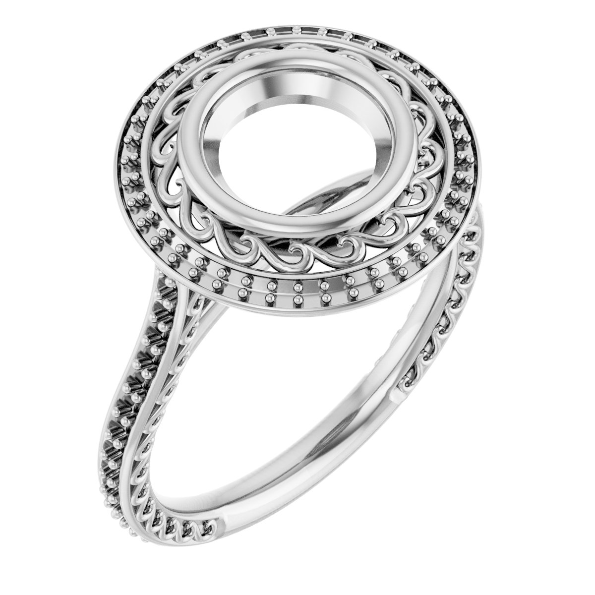 Halo-Style Engagement Ring