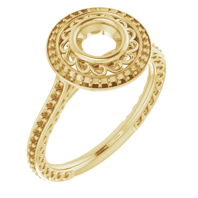 Halo-Style Engagement Ring