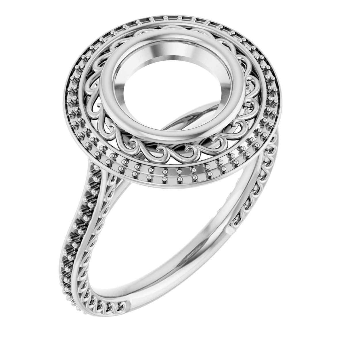 Halo-Style Engagement Ring