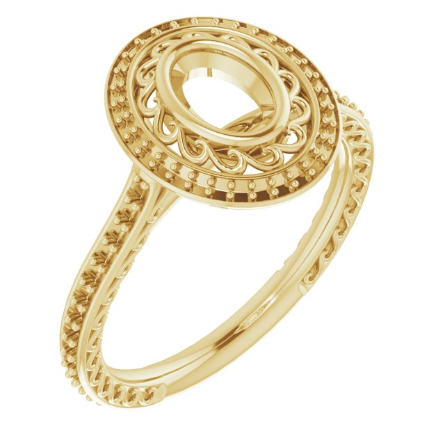 Halo-Style Engagement Ring