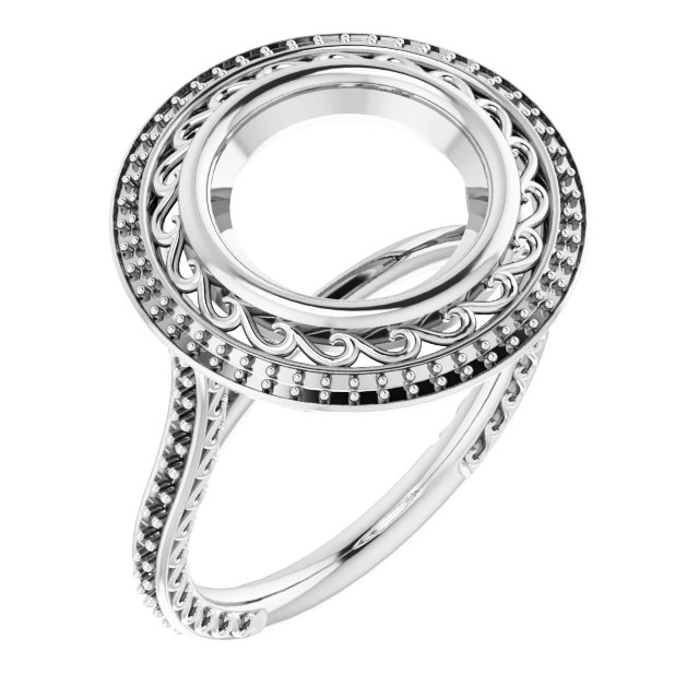 Halo-Style Engagement Ring