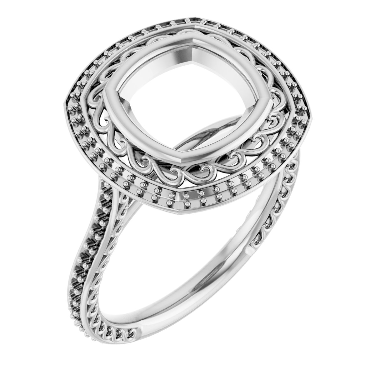 Halo-Style Engagement Ring