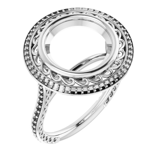 Halo-Style Engagement Ring