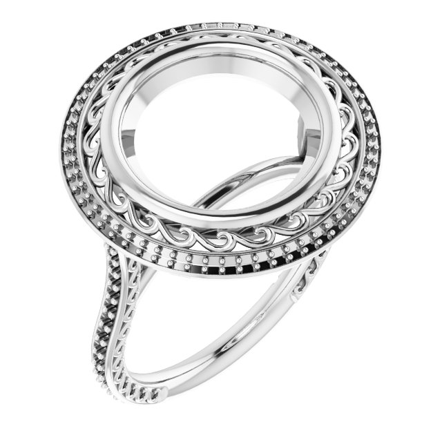 Halo-Style Engagement Ring