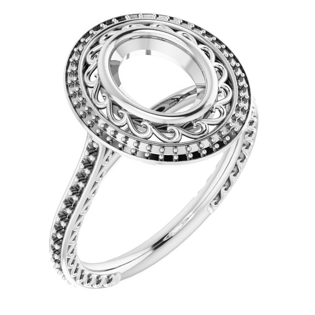 Halo-Style Engagement Ring