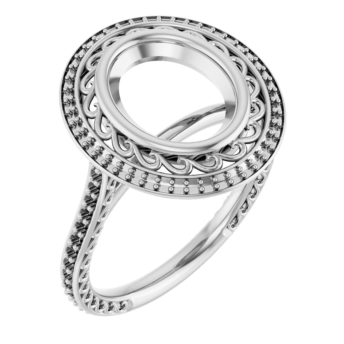 Halo-Style Engagement Ring