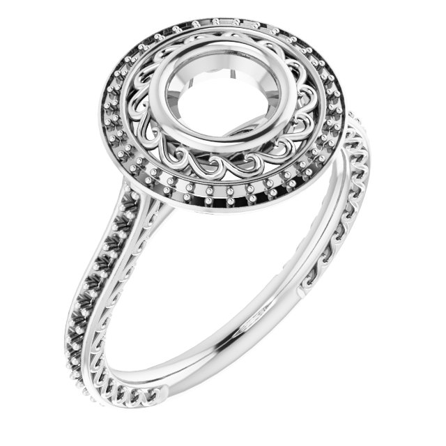 Halo-Style Engagement Ring