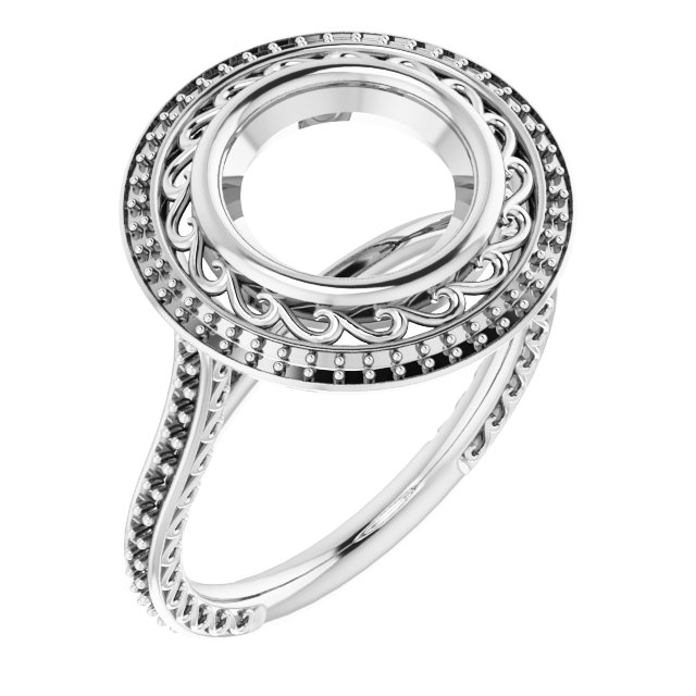 Halo-Style Engagement Ring