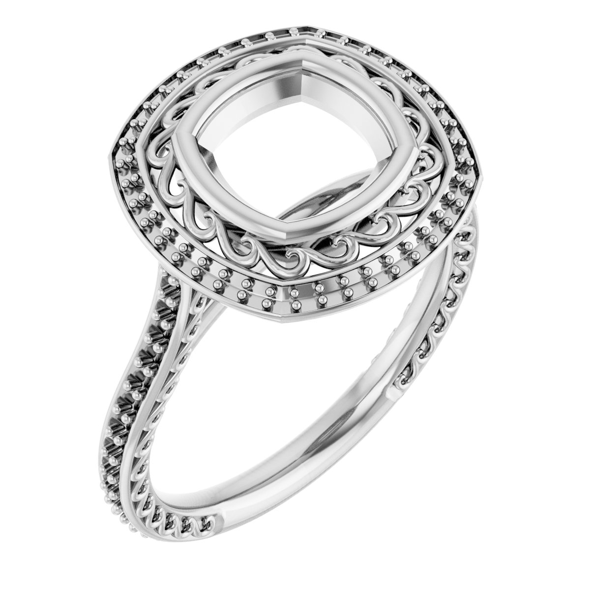 Halo-Style Engagement Ring