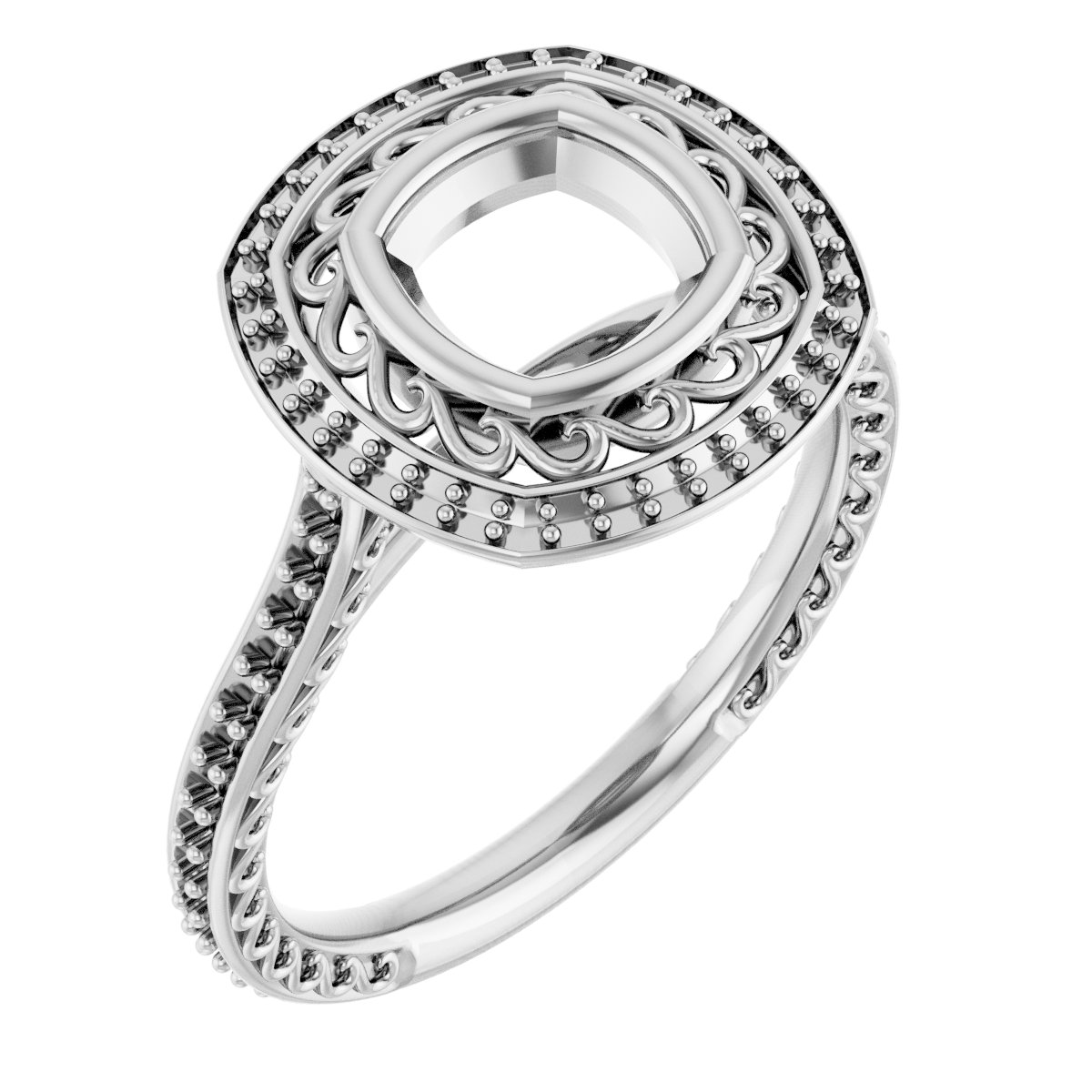 Halo-Style Engagement Ring
