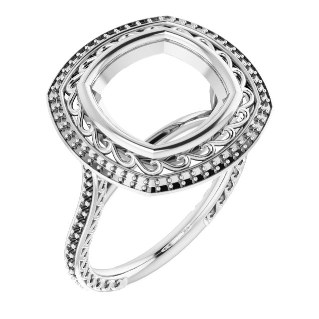 Halo-Style Engagement Ring
