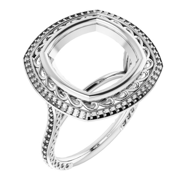 Halo-Style Engagement Ring