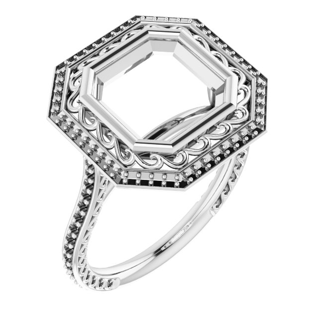 Halo-Style Engagement Ring