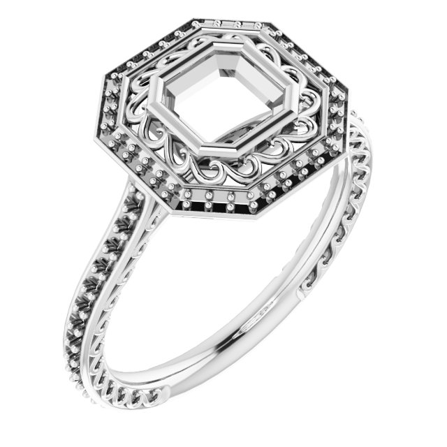 Halo-Style Engagement Ring